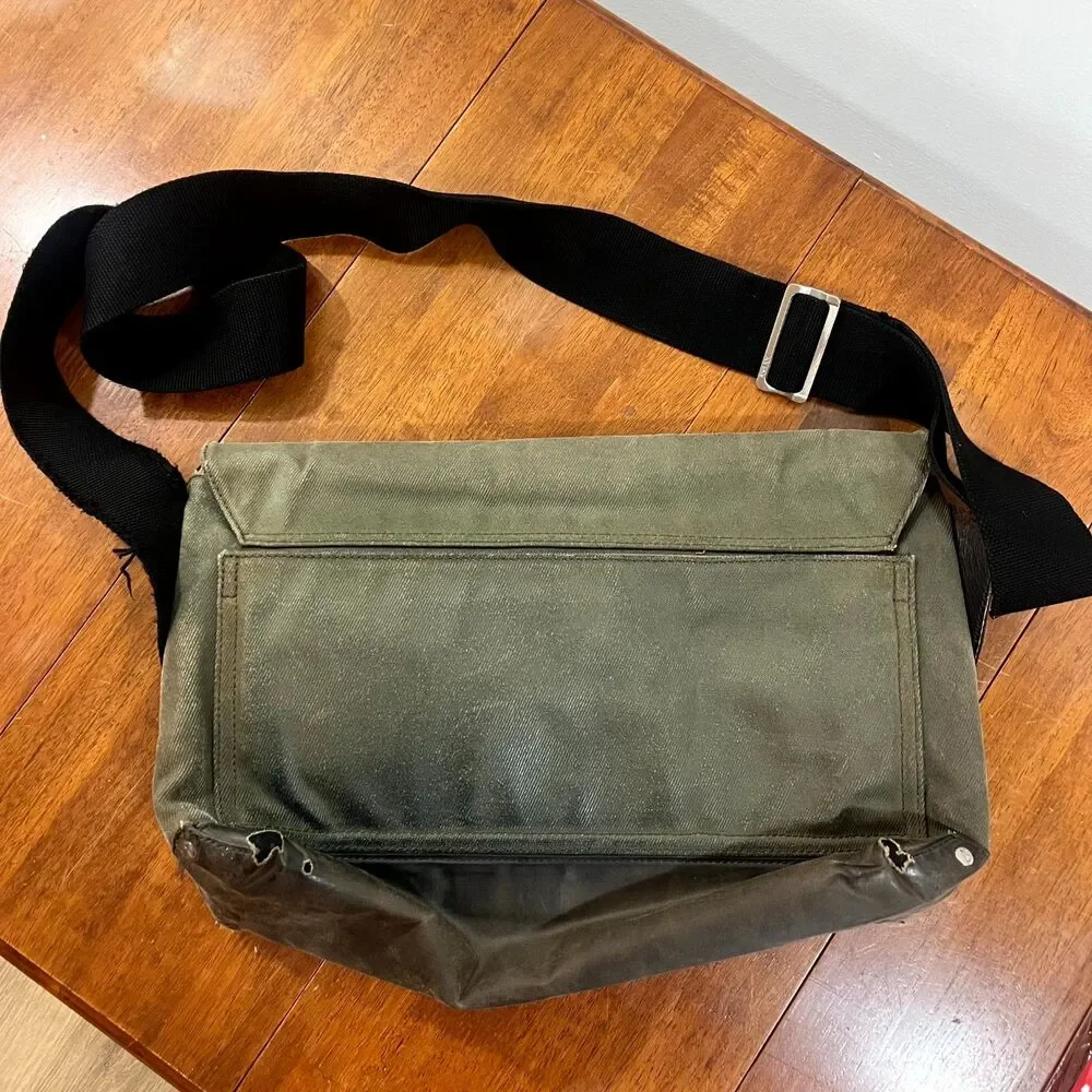 Jack Spade New York Heavyweight Canvas Travel Bag Green Color